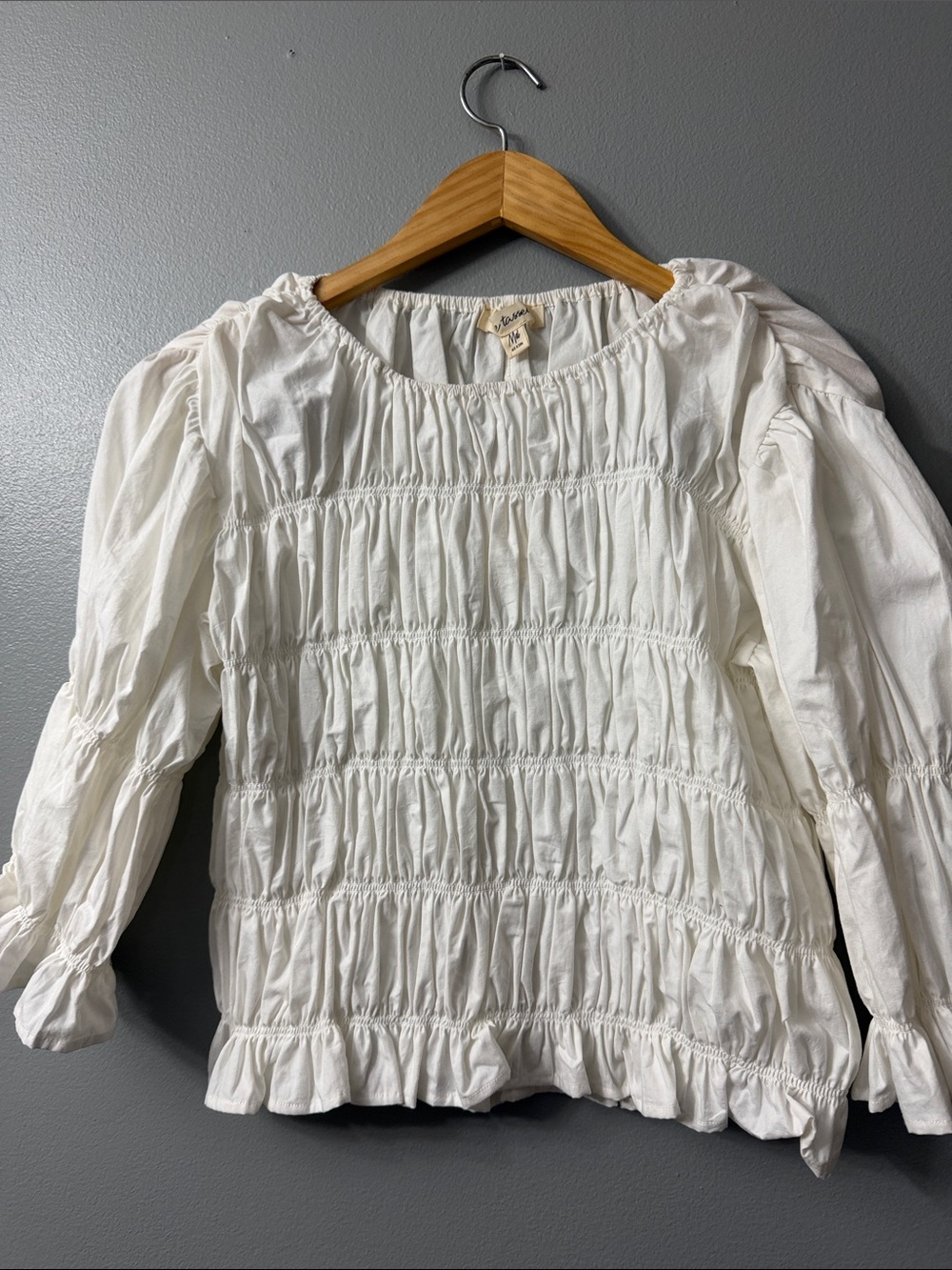 Anthropologie White Elastic Waist Sleep Skirt - Size M